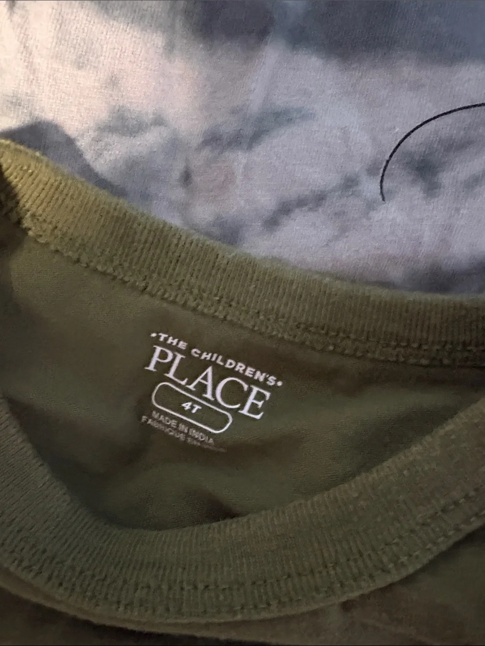 The Children's Place Olive Green Crewneck Tee